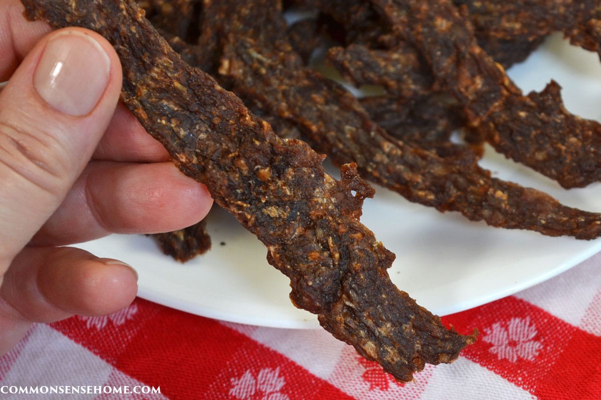 jerky dried in dehydrator