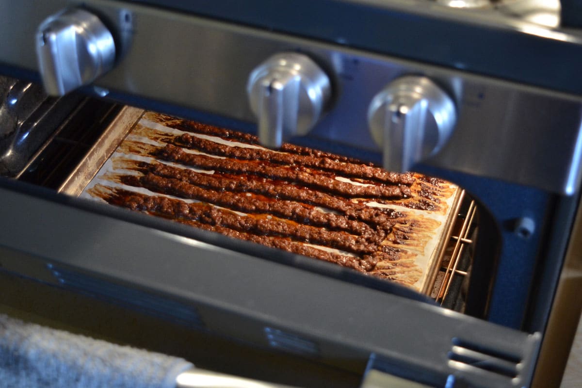 drying jerky in oven