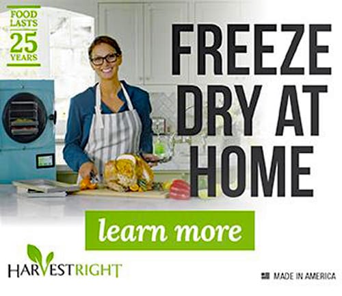 freeze dry at home with Harvest Right Freeze Dryers