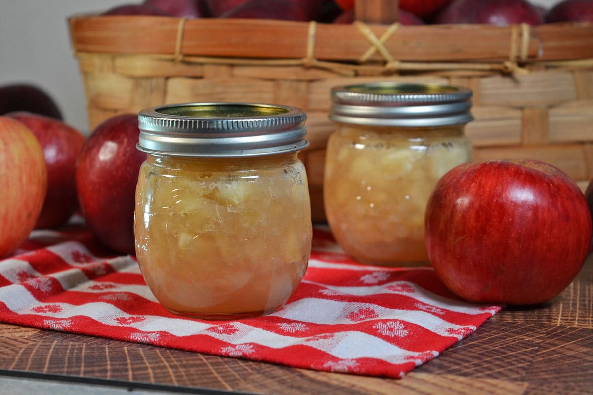 homemade apple jam