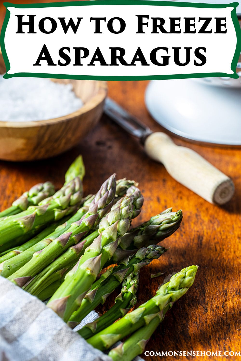 how to freeze asparagus