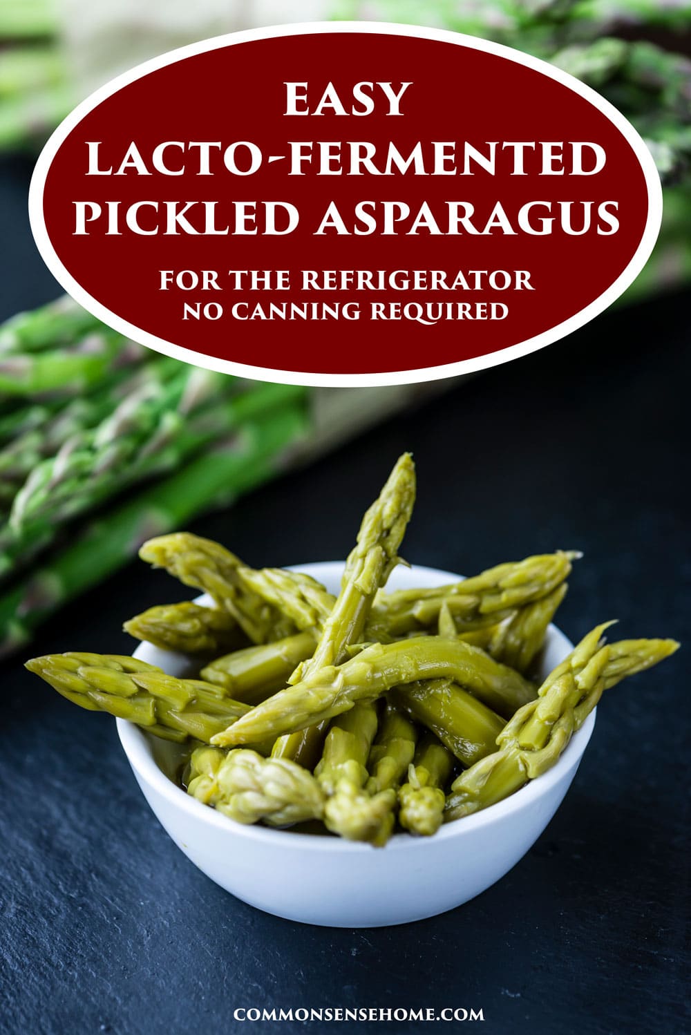 lacto fermented pickled asparagus