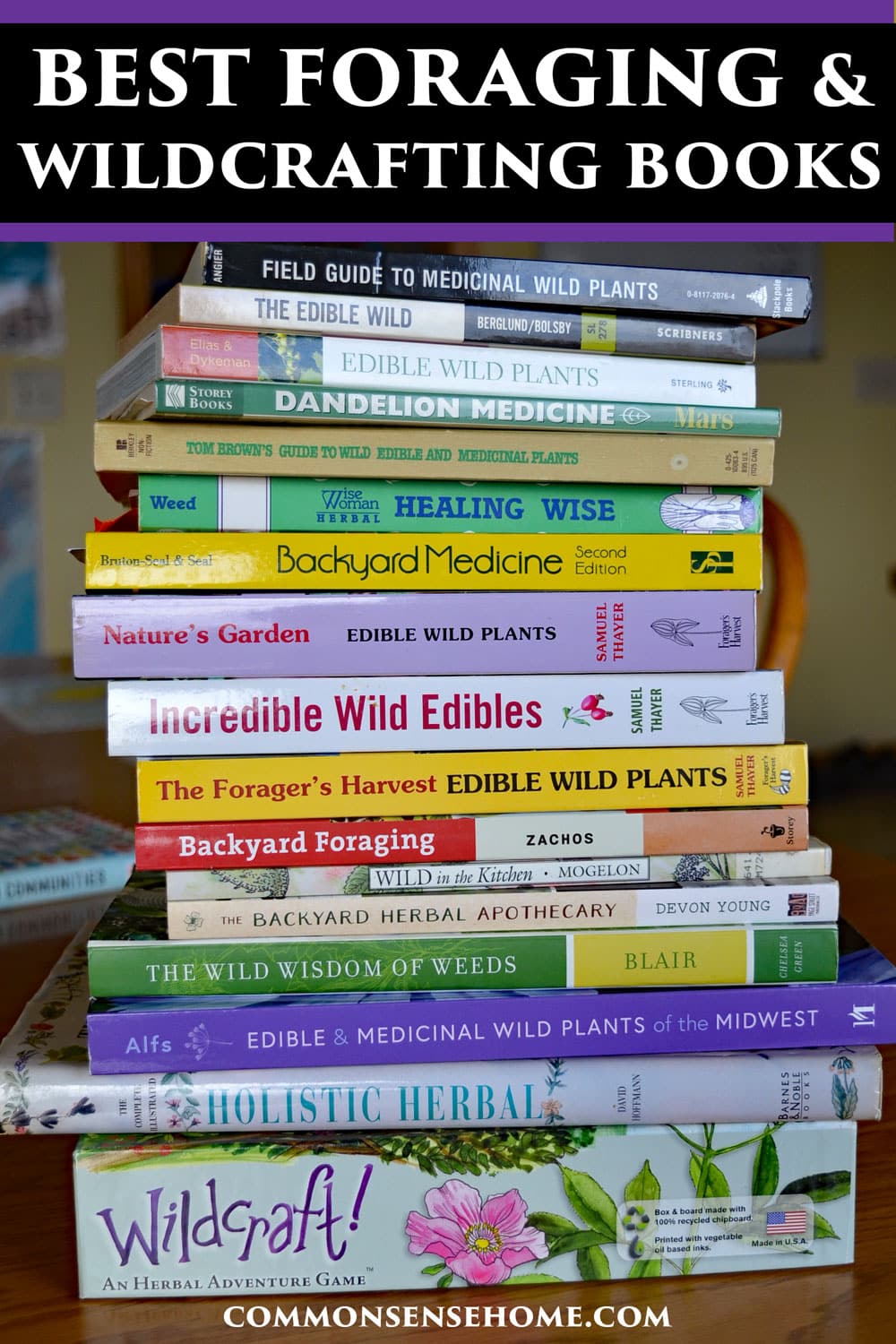 best foraging & wildcrafting books