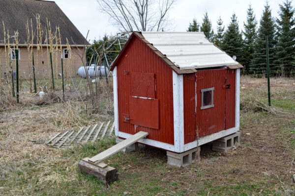 upcycled mini chicken coop