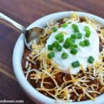 August's chili recipe