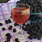 rustic blackberry wine