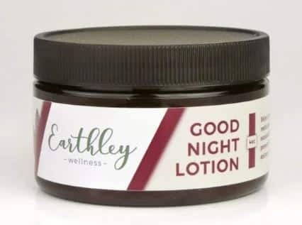 Earthley Good Night Lotion with magnesium