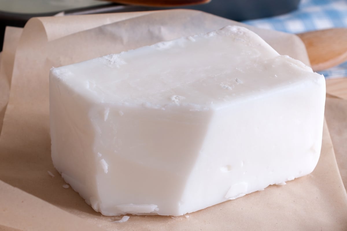 block of beef tallow