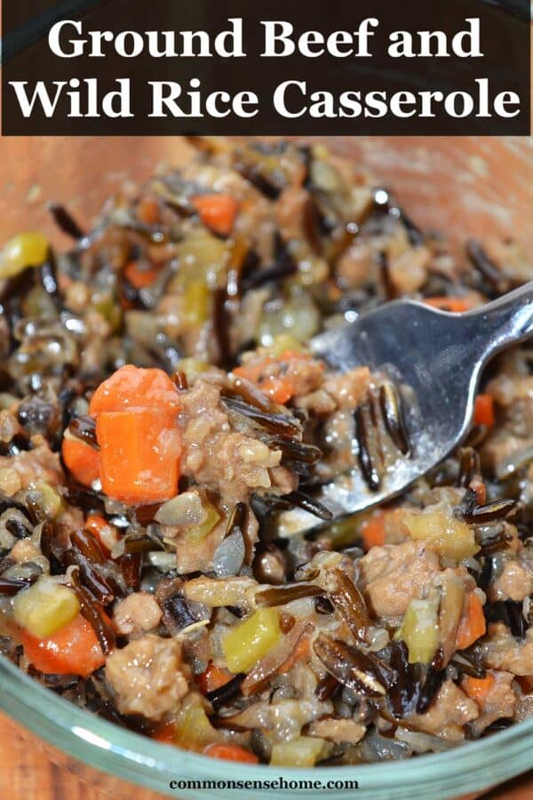 Ground Beef and Wild Rice Casserole