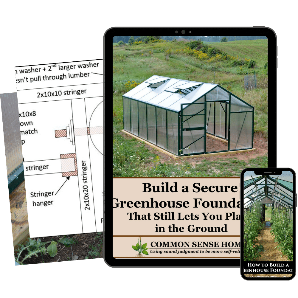 Greenhouse foundation ebook - digital product