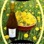 old fashioned dandelion wine
