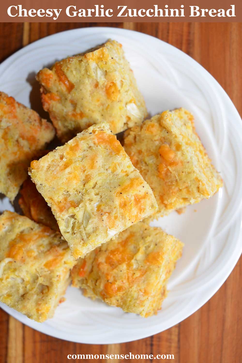 cheesy garlic zucchini bread