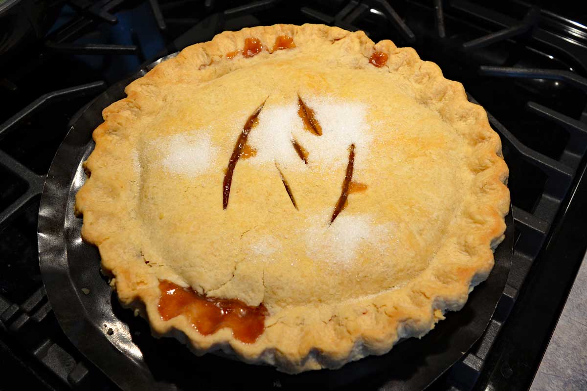 mock apple pie with zucchini