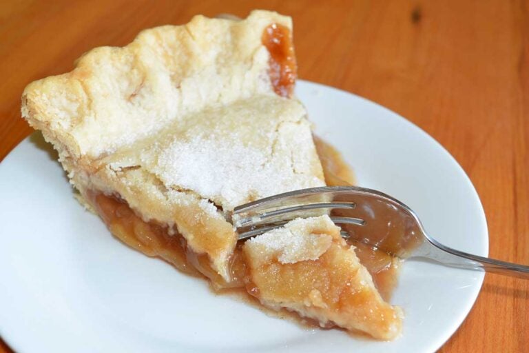 zucchini apple pie slice