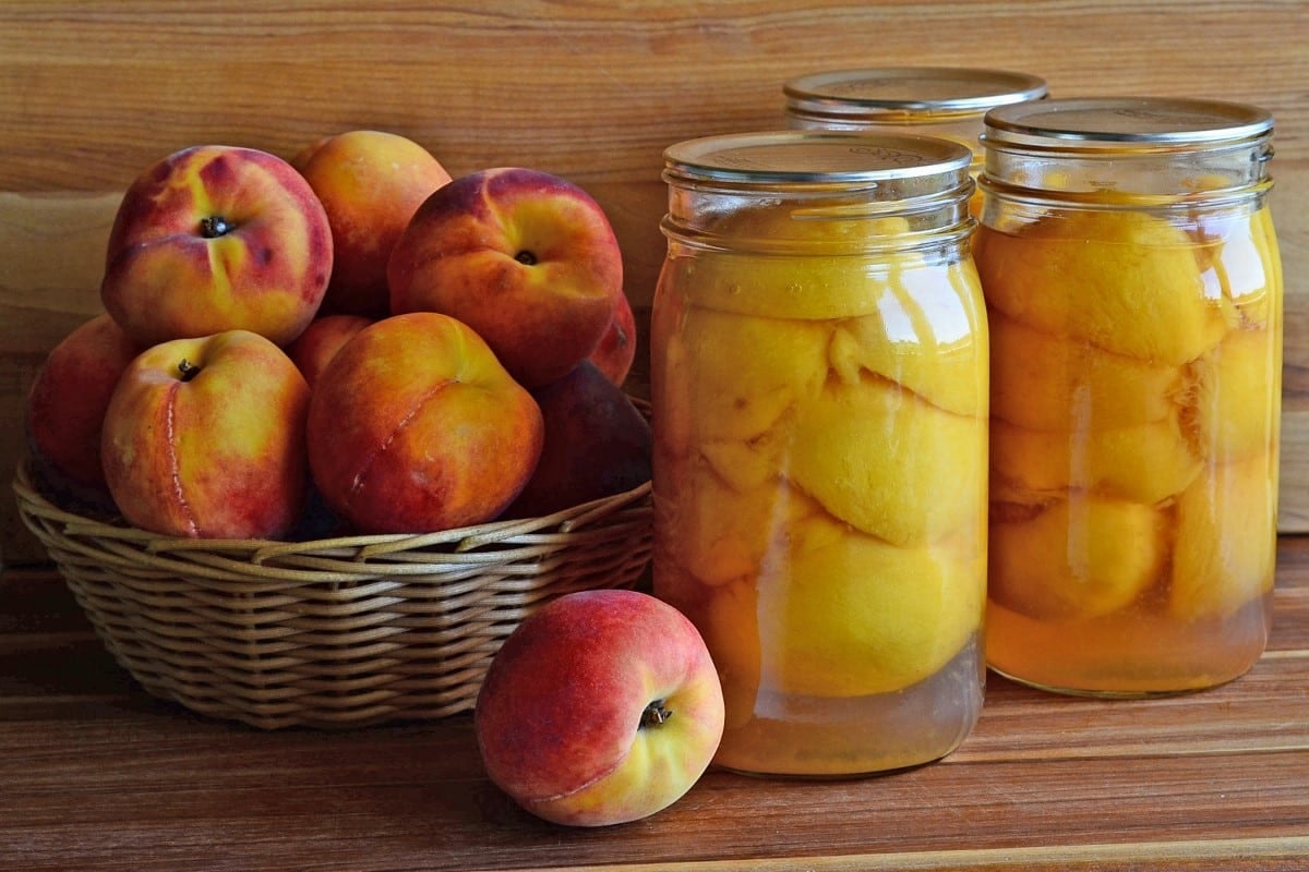 home canned peaches