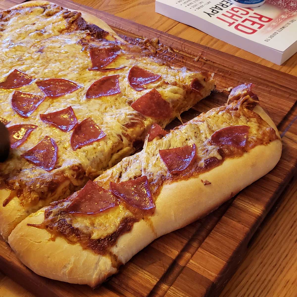 French bread pizza crust