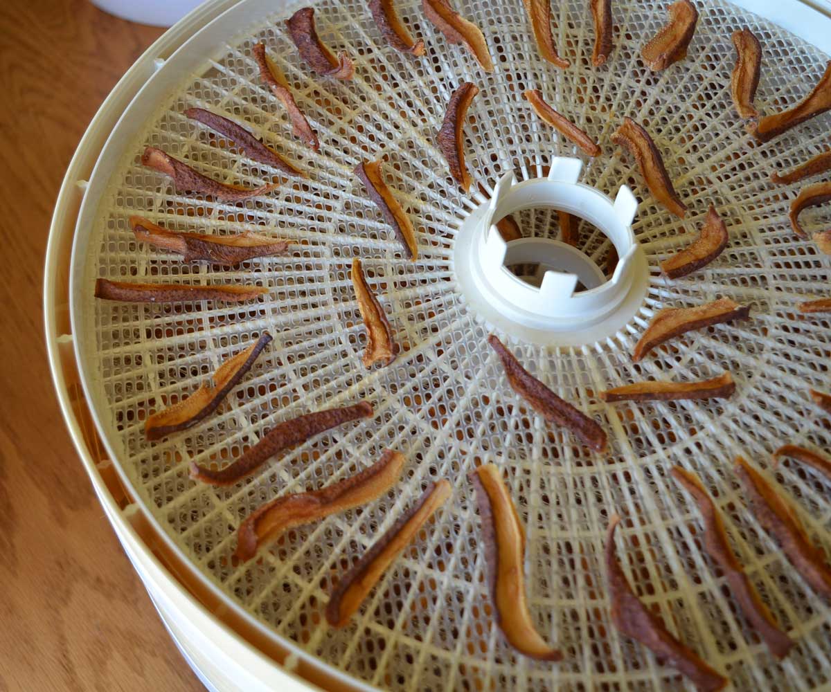 dried pears in snackmaster dehydrator