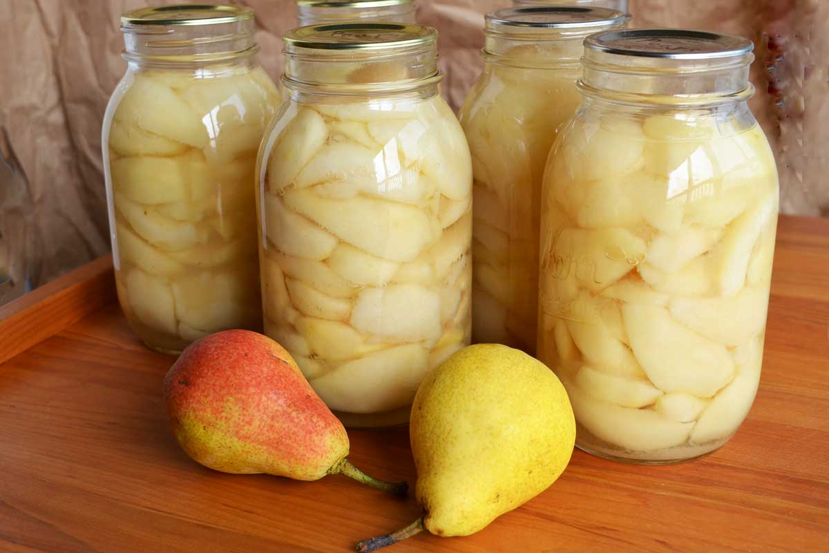 home canned pears