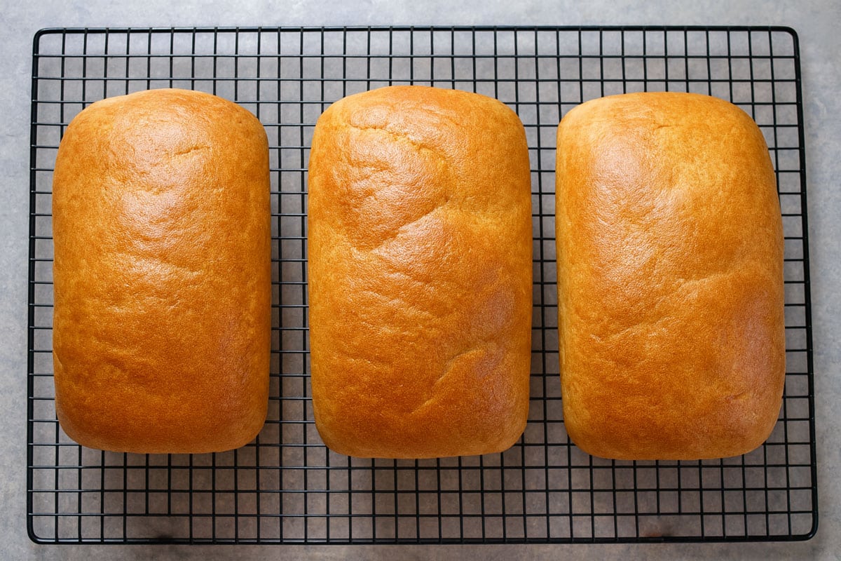 3 loaves of potato bread