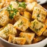 homemade seasoned croutons