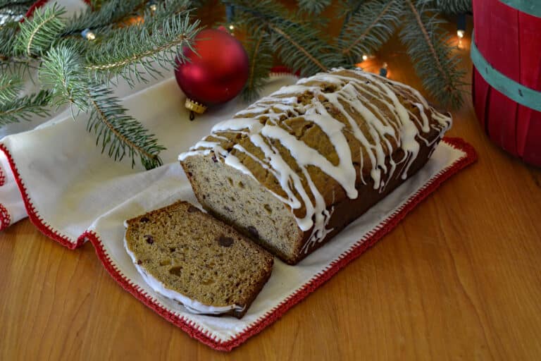 Christmas banana bread