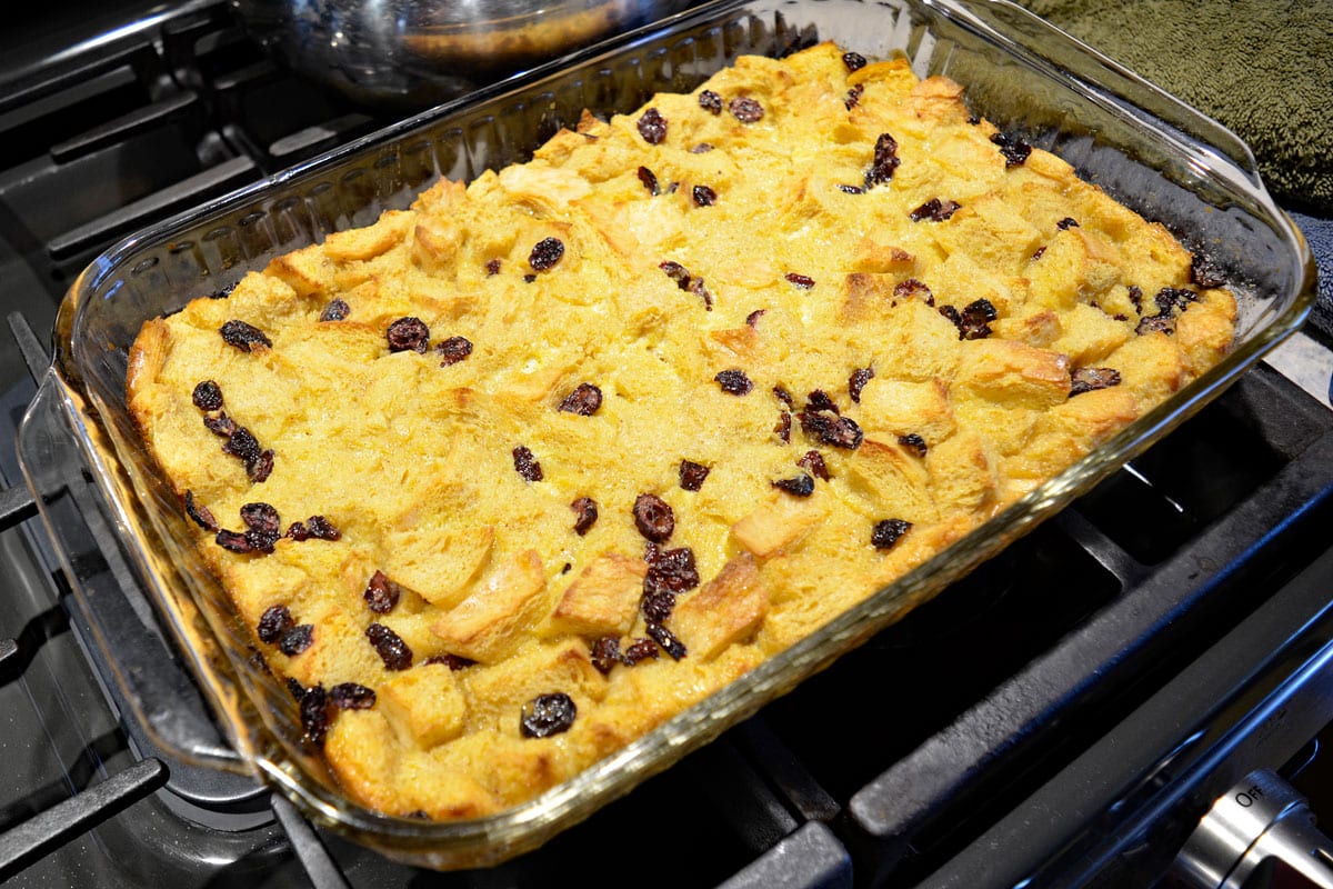 bread pudding with cranberries