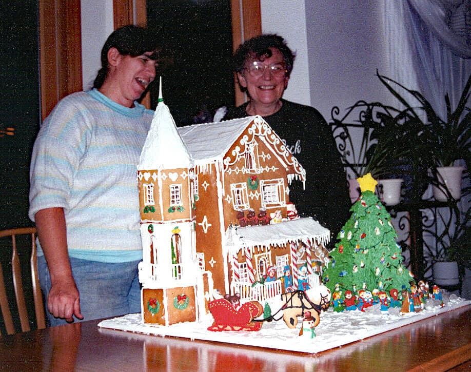 Victorian gingerbread house