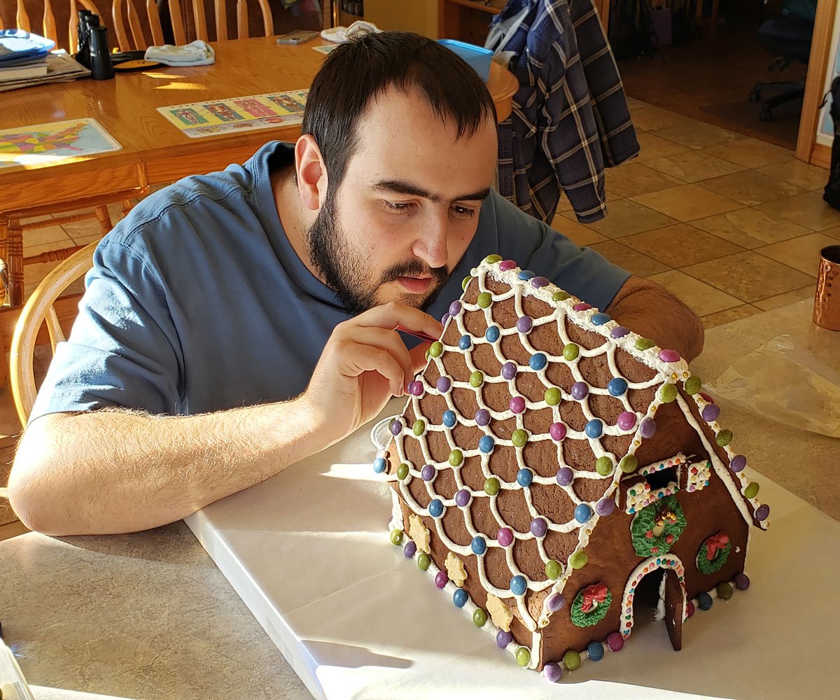 decorating the gingerbread house recipe