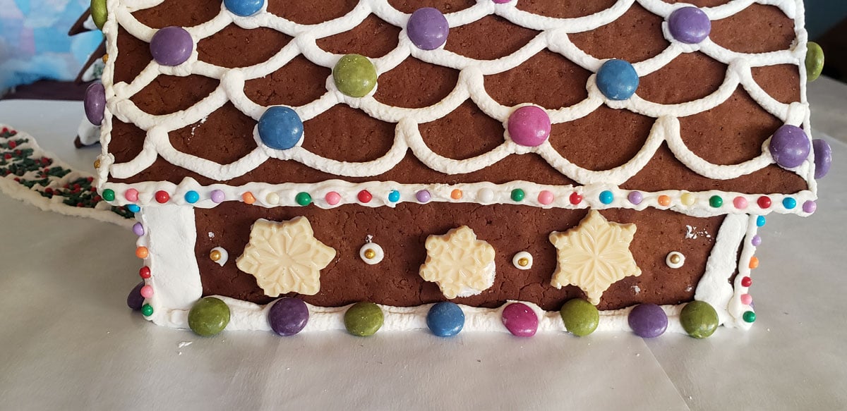 gingerbread house side