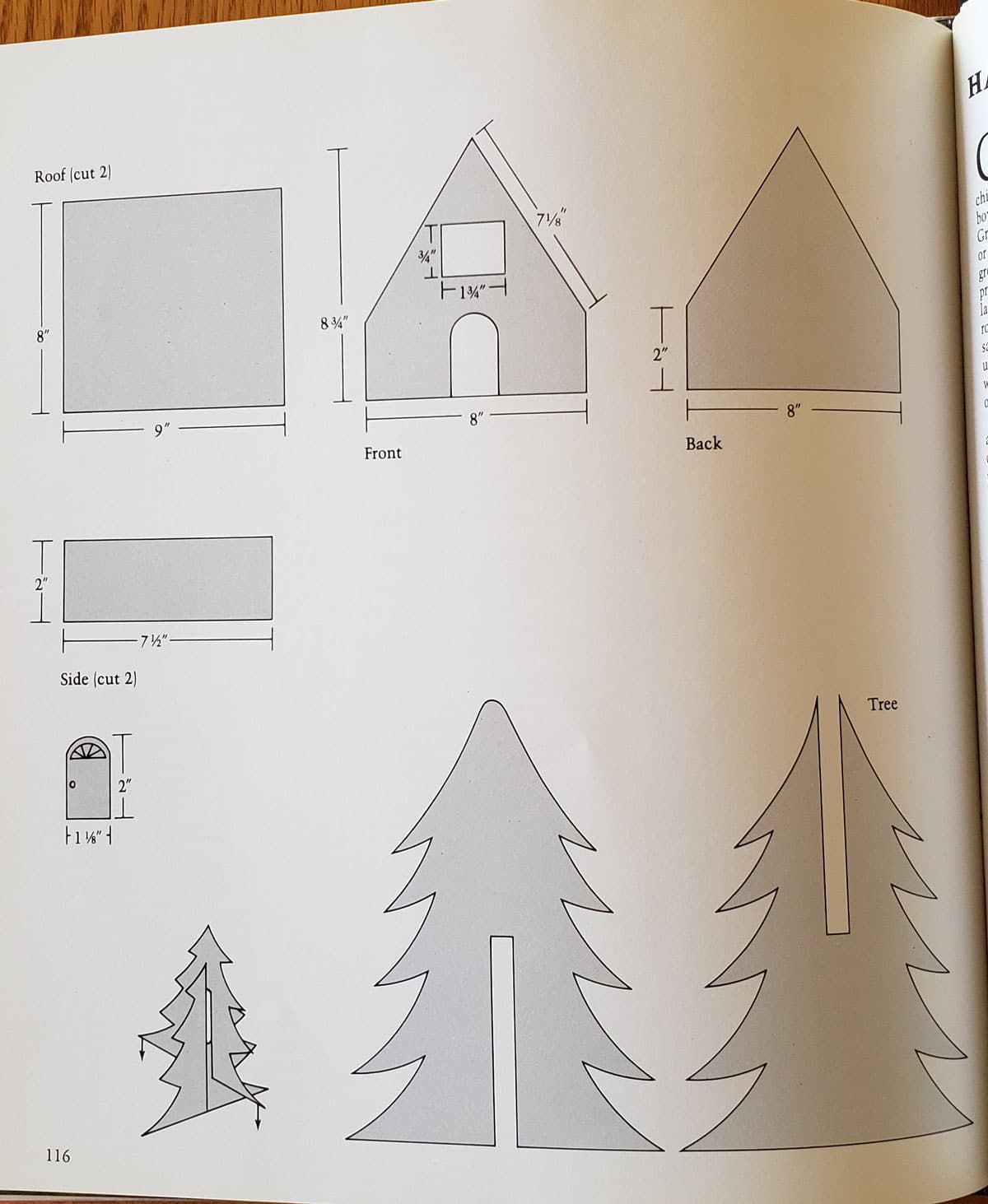 gingerbread house template