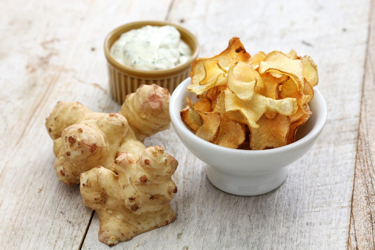 Jerusalem Artichoke Chips