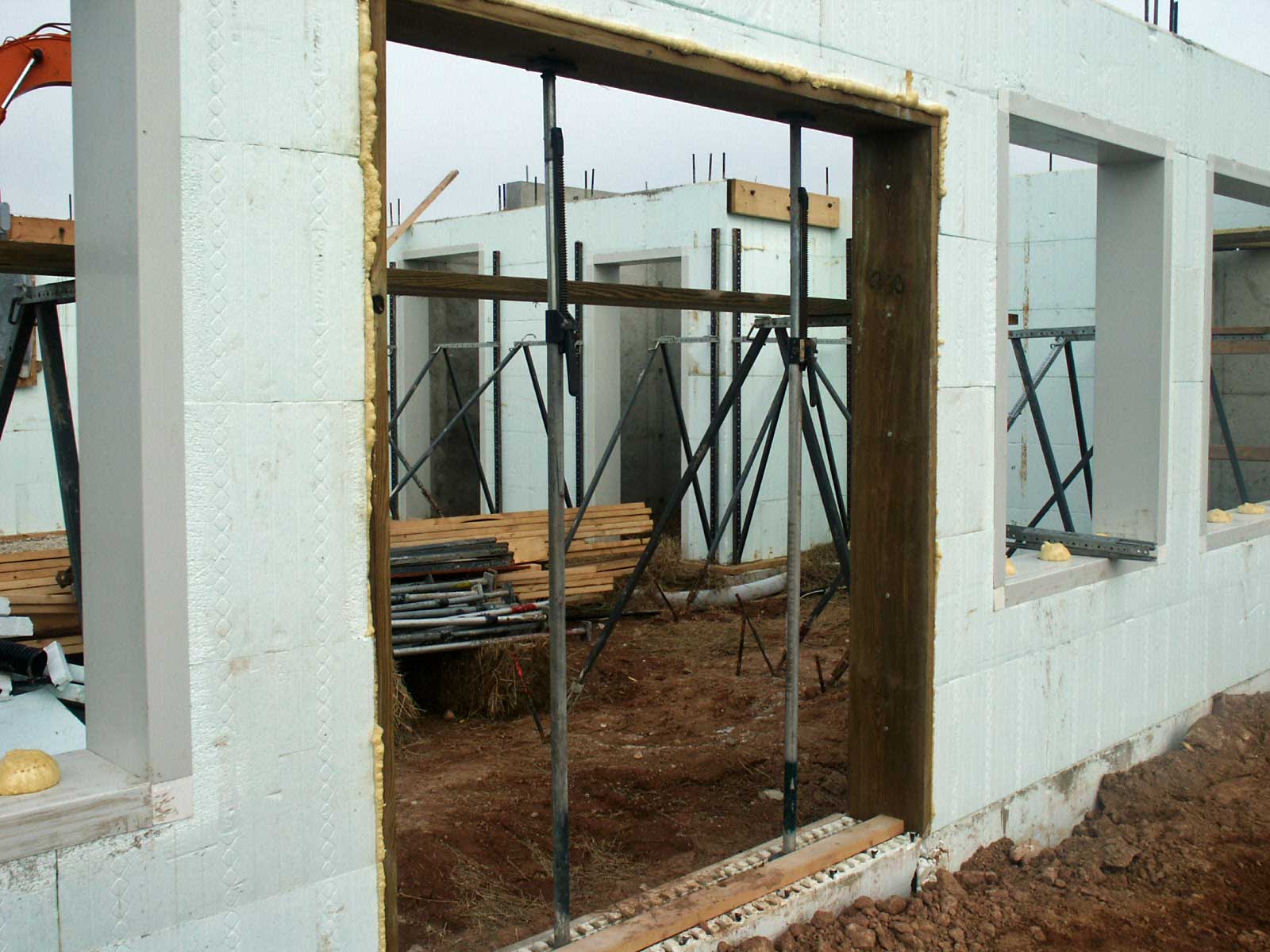 door opening in ICF construction