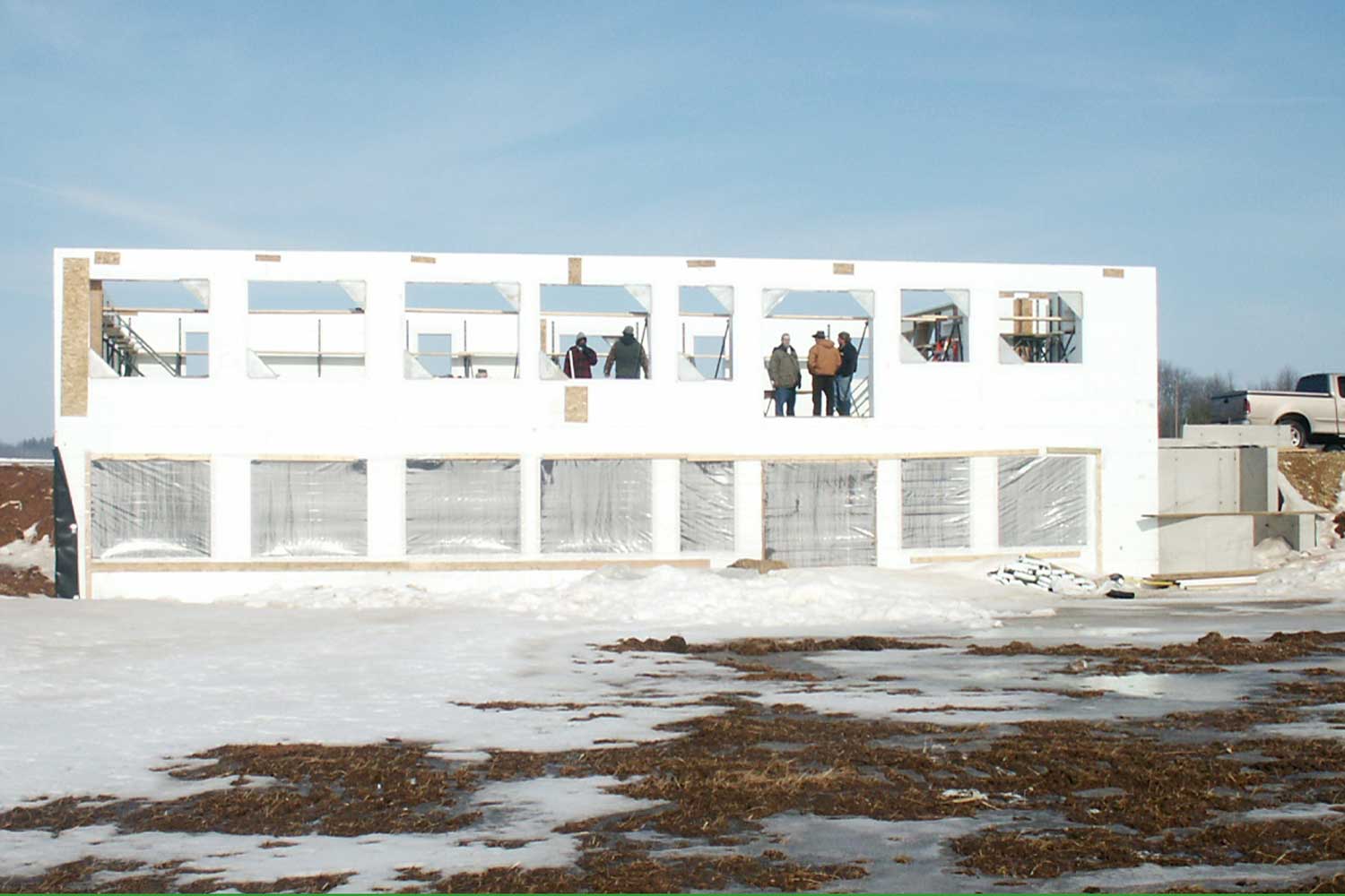 insulated concrete form home