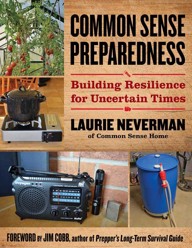 Common Sense Preparedness book front cover