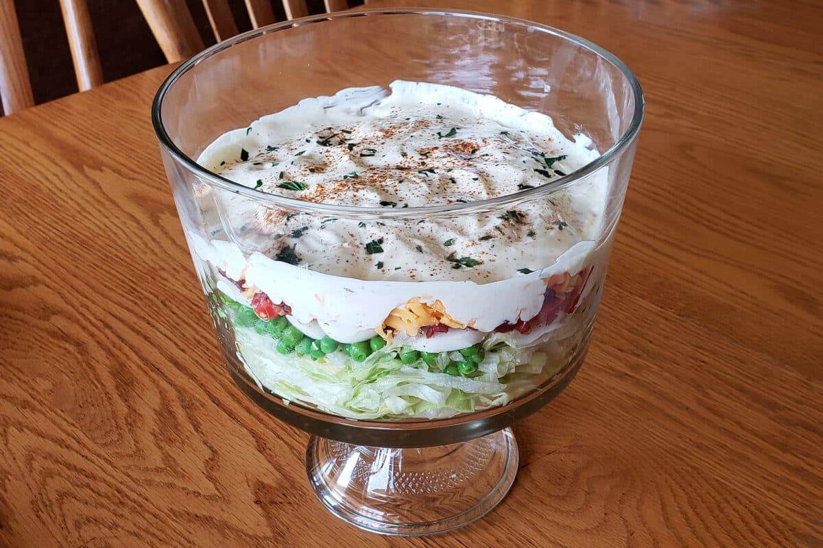 grandma's 7 layer salad