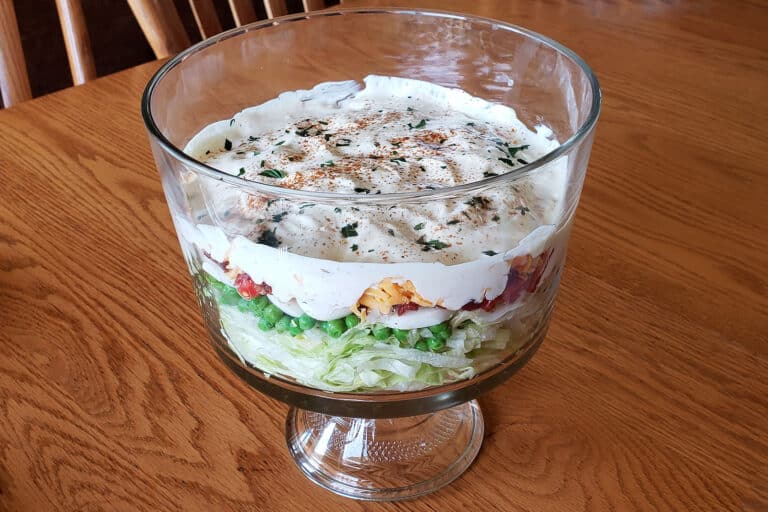 grandma's 7 layer salad