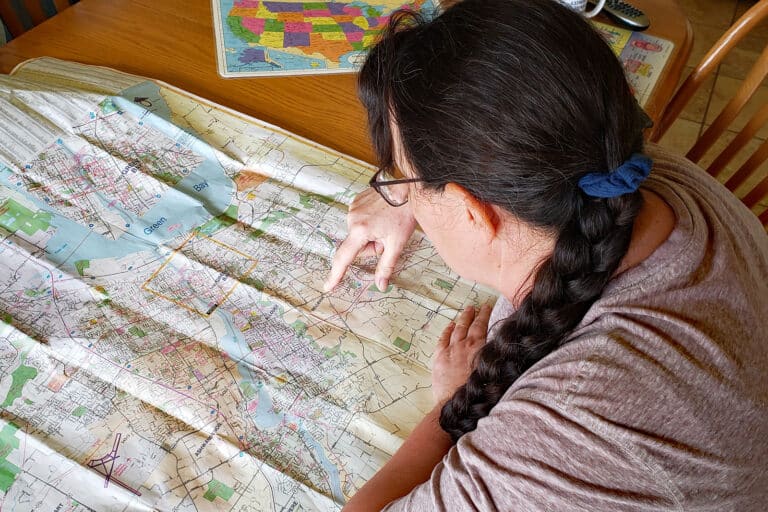how to read a map