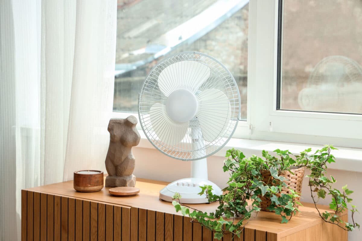 fan to keep house cool