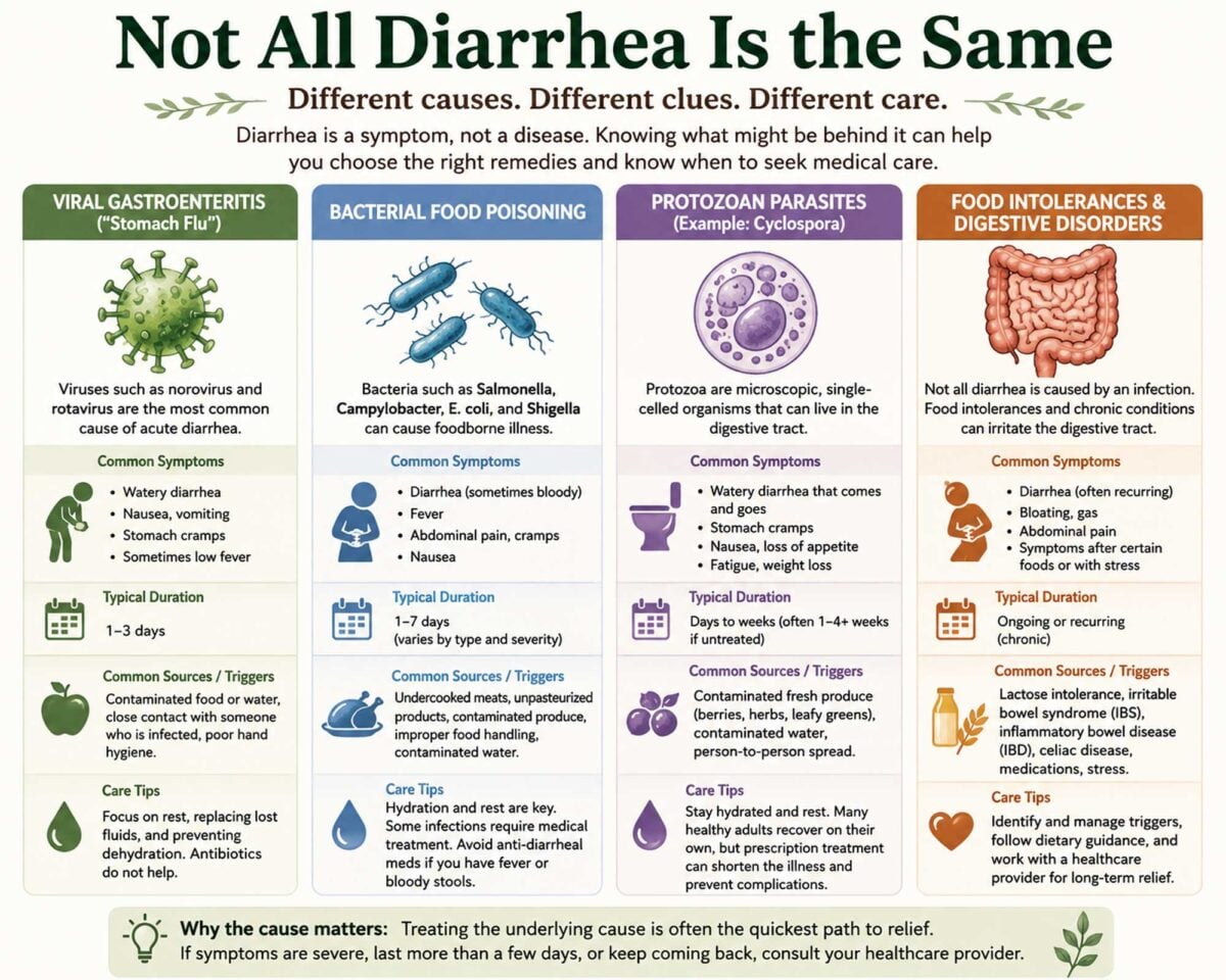 causes of diarrhea