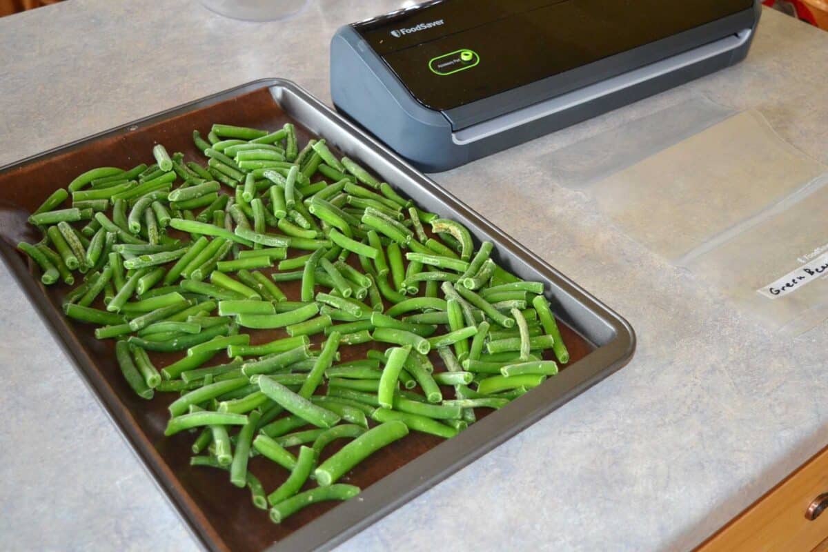 flash frozen green beans