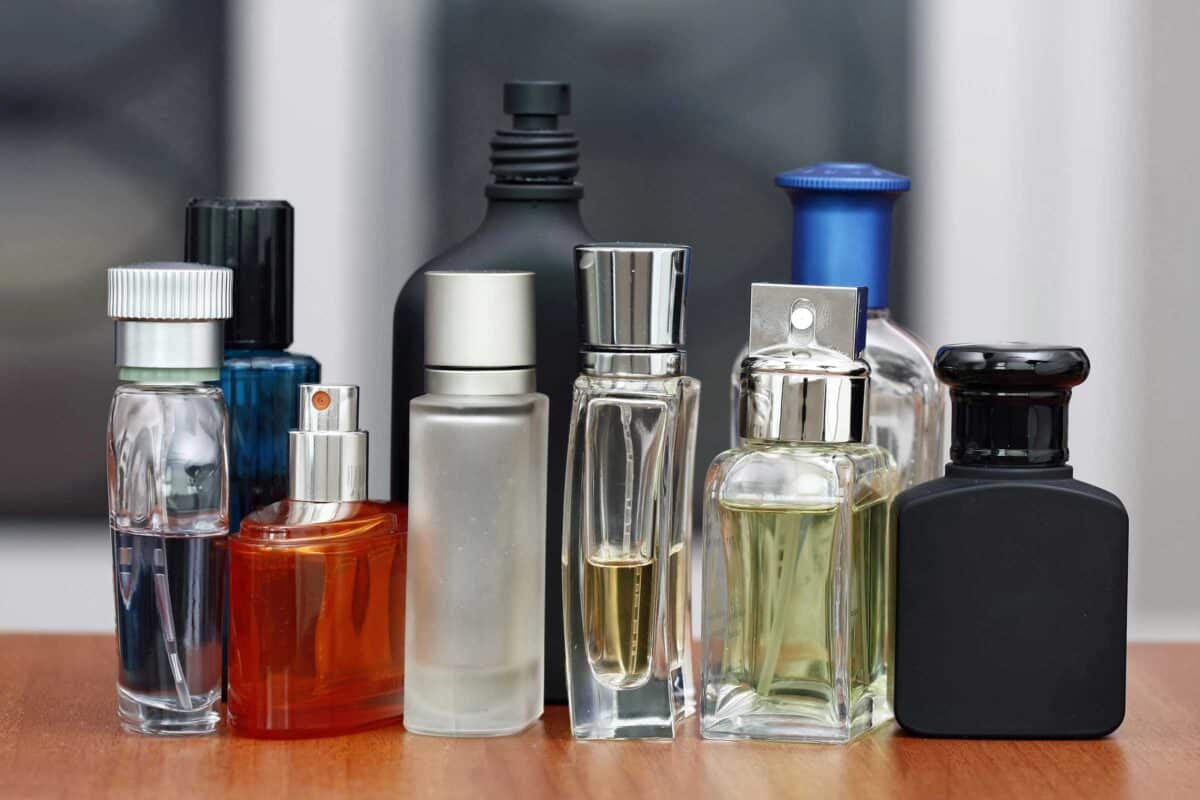 perfume and cologne bottles